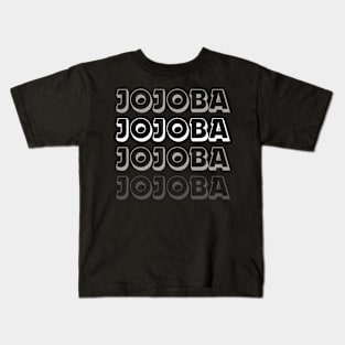 Jojoba word art retro Kids T-Shirt